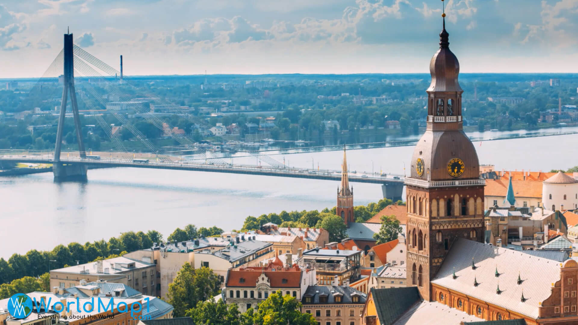 Suspended Bridge in Riga